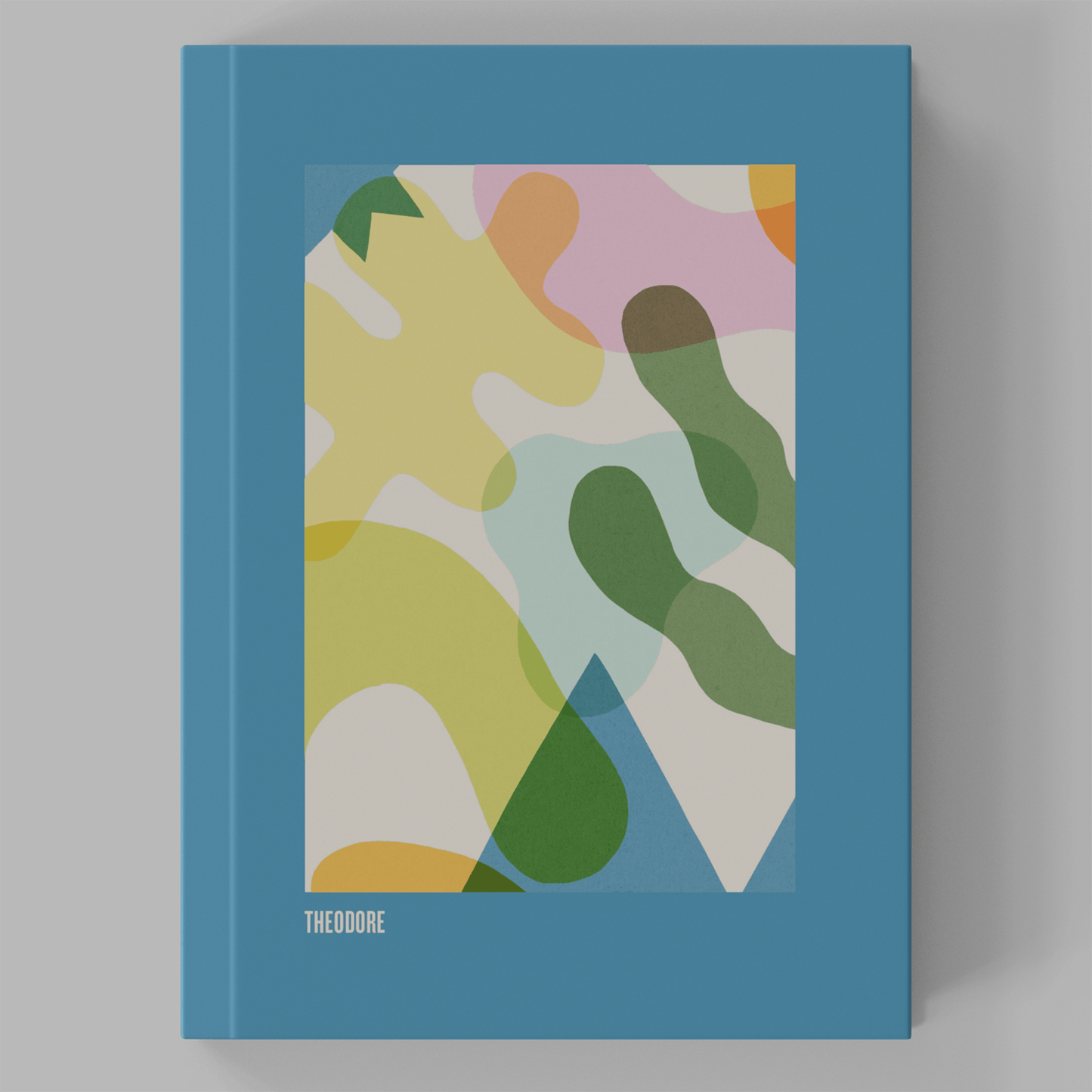 Blue Shapes - Personalized prompted journals for recording and creating memories with your kids