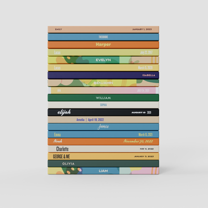 Sunset Gradient - Personalized prompted journals for recording and creating memories with your kids