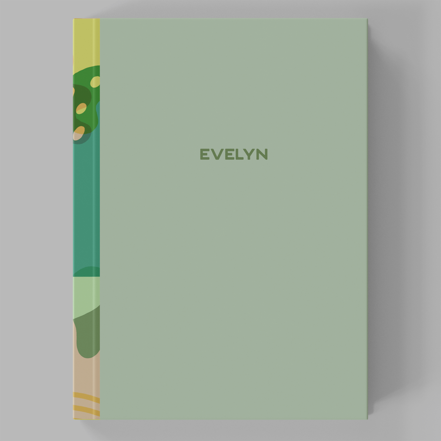 Soft Green Colorful - Personalized prompted journals for recording and ...