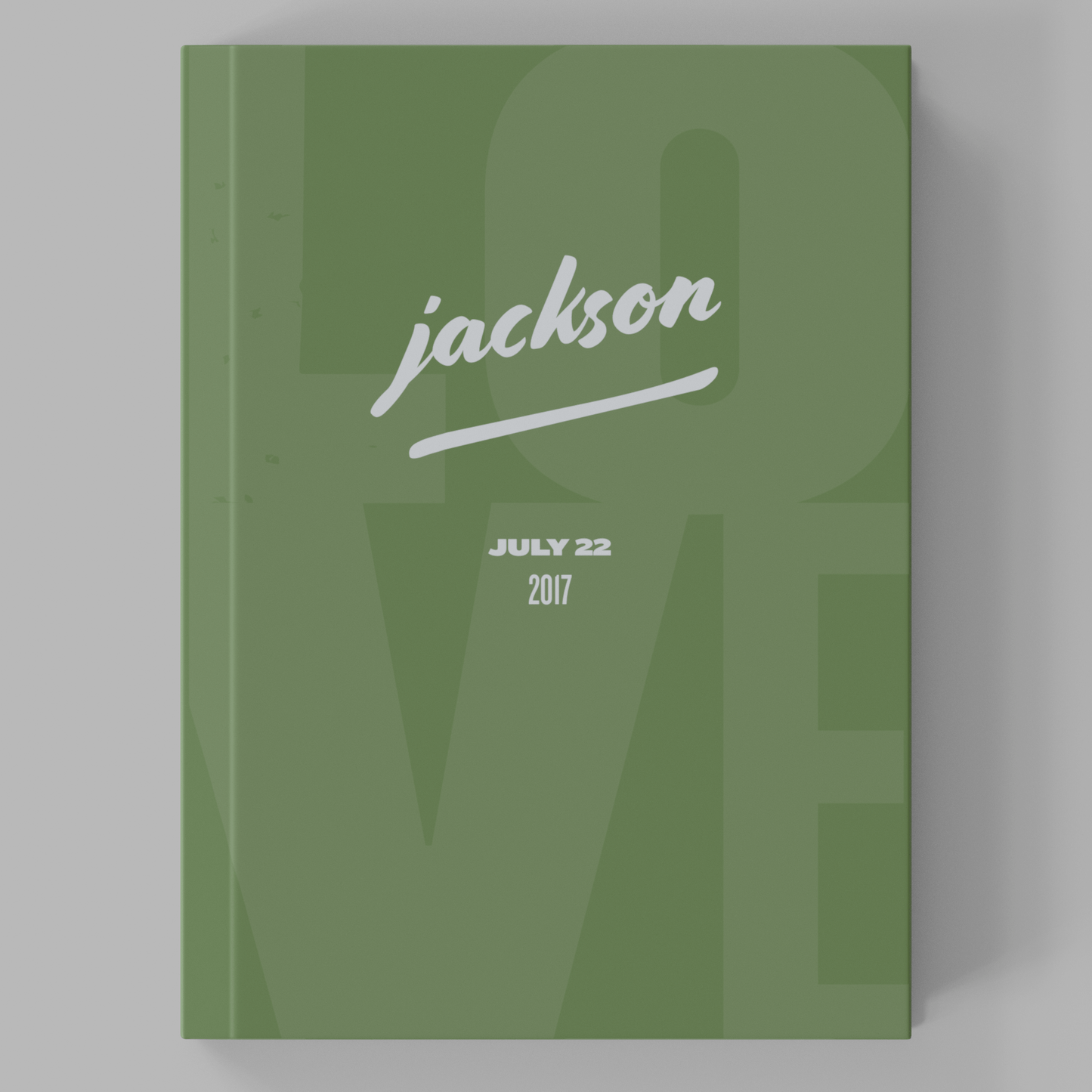 Love (Green) - Personalized prompted journals for recording and creating memories with your kids